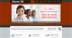Desktop Screenshot of alarm35.com